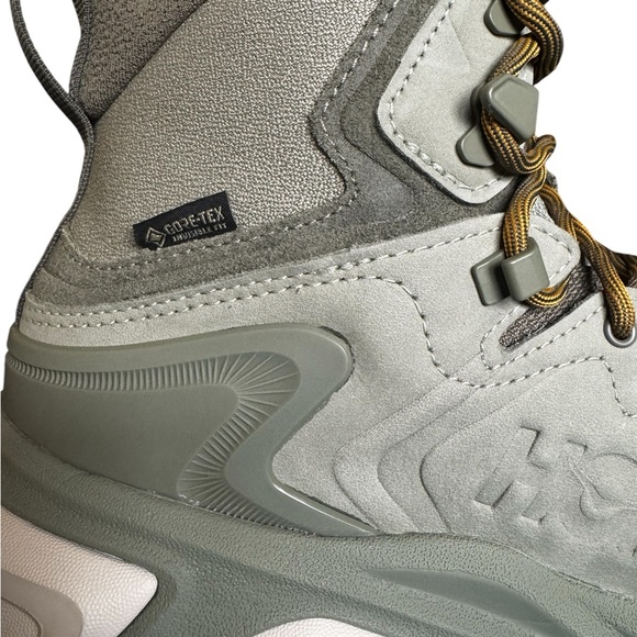 HOKA Kaha 3 GTX Hiking Boots Men’s 7.5D Gore-Tex Waterproof Vibram Lt Green NIB! - Picture 6 of 14